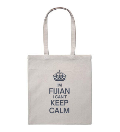 I'm Fijian I can't keep calm. - Heavy Duty Canvas Tote Bag Thumbnail