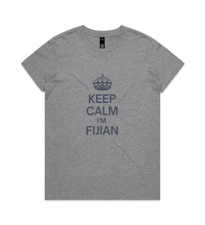 Keep Calm I'm Fijian - Womens Maple Tee Thumbnail