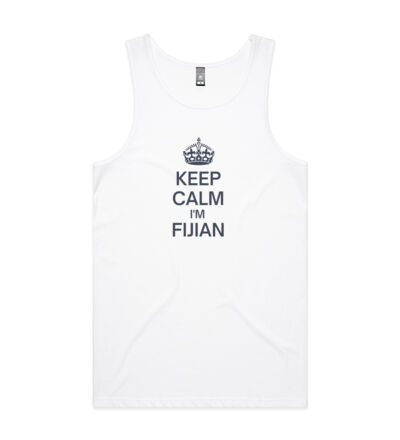 Keep Calm I'm Fijian - Mens Lowdown Singlet Thumbnail