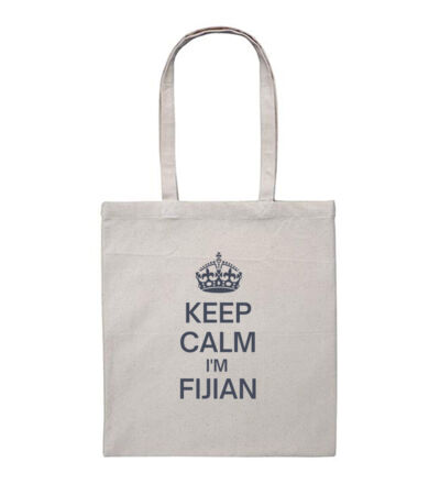Keep Calm I'm Fijian - Heavy Duty Canvas Tote Bag Thumbnail