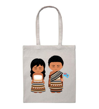 Fijian children - Heavy Duty Canvas Tote Bag Thumbnail