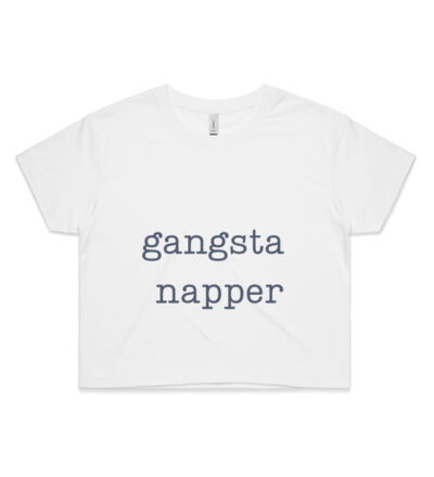 Gangsta Napper - Womens Crop Tee Thumbnail