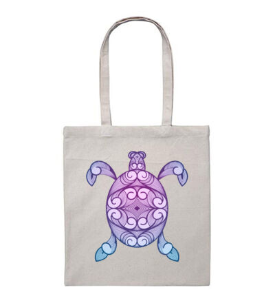 Graded turtle - Heavy Duty Canvas Tote Bag Thumbnail