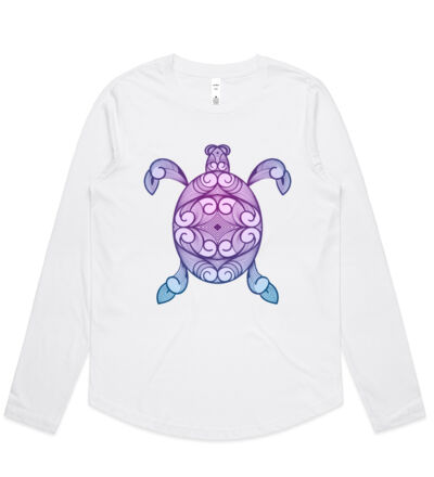 Graded turtle - Womens Curve Longsleeve Tee Thumbnail