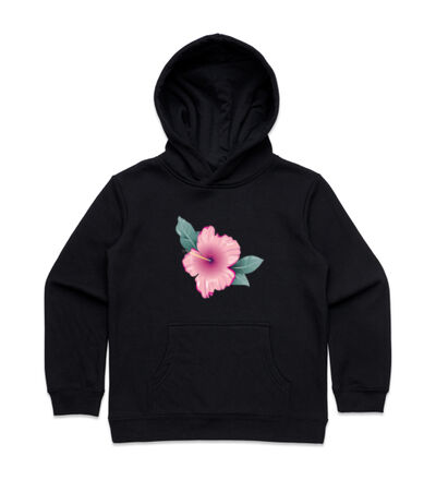 Pink hibiscus - Kids Supply Hoodie Thumbnail