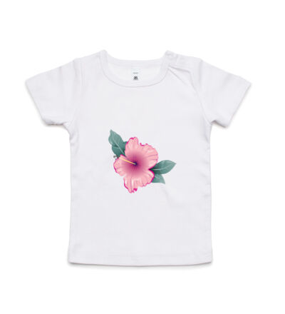 Pink hibiscus - Kids Wee Tee Thumbnail