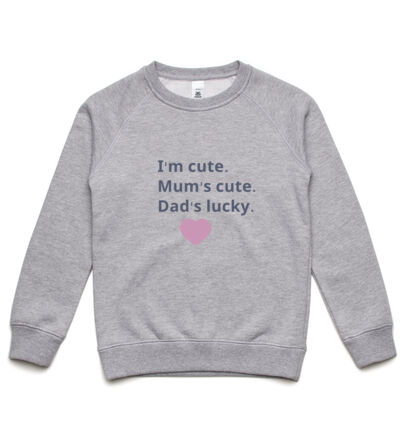 I'm cute, Mum's cute. Dad's lucky - Kids Supply Crew Thumbnail