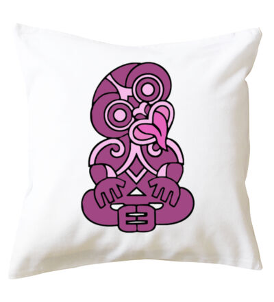 Purple Hei Tiki - Cushion cover Thumbnail
