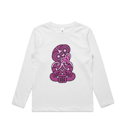 Purple Hei Tiki - Kids Longsleeve Tee Thumbnail