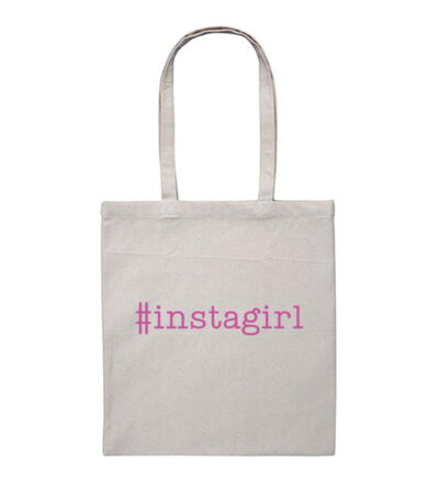 Instagirl - Heavy Duty Canvas Tote Bag Thumbnail