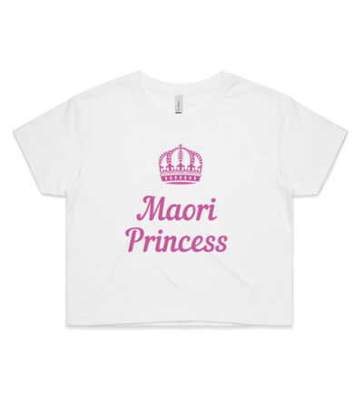 Maori Princess - Womens Crop Tee Thumbnail