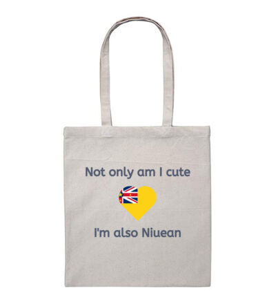 Cute and Niuean - Heavy Duty Canvas Tote Bag Thumbnail