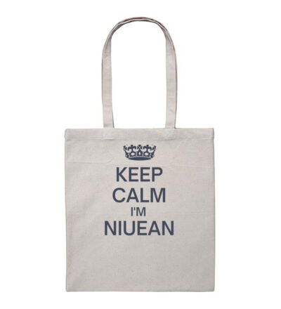 Keep calm I'm Niuean - Heavy Duty Canvas Tote Bag Thumbnail