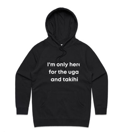 I'm only here for the uga. - Womens Supply Hood Thumbnail