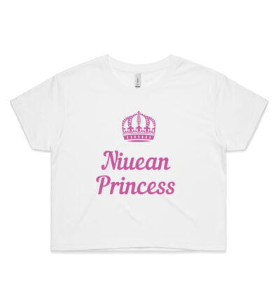 Niuean Princess - Womens Crop Tee Thumbnail