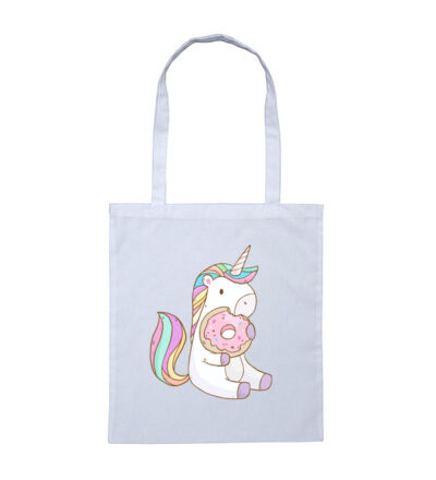 Unicorn and Doughnut - Tote Bag Thumbnail