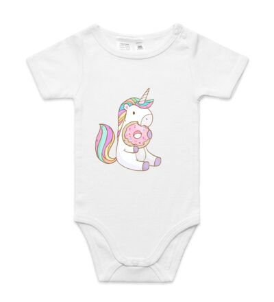 Unicorn and Doughnut - Mini-Me One-Piece Thumbnail