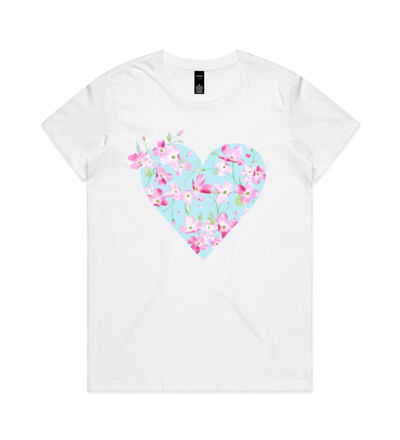 Cherry Blossom - Womens Maple Tee Thumbnail