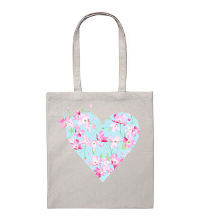 Cherry Blossom - Heavy Duty Canvas Tote Bag Thumbnail