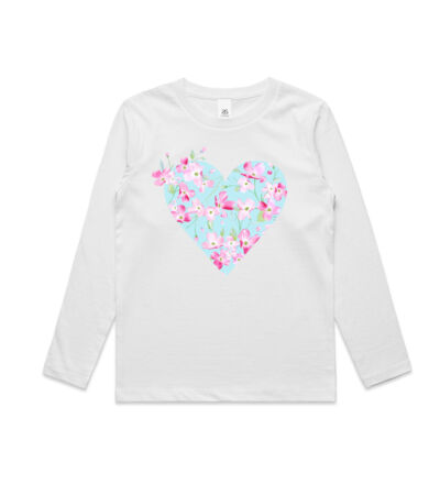 Cherry Blossom - Kids Longsleeve Tee Thumbnail
