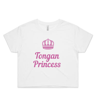 Tongan Princess - Womens Crop Tee Thumbnail
