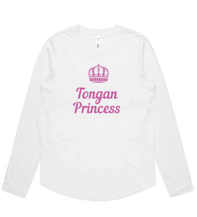 Tongan Princess - Womens Curve Longsleeve Tee Thumbnail