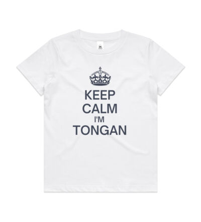 Keep calm I'm Tongan - Kids Youth T shirt Thumbnail