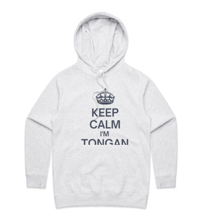 Keep calm I'm Tongan - Womens Supply Hood Thumbnail