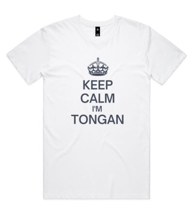 Keep calm I'm Tongan - Mens Staple T shirt Thumbnail