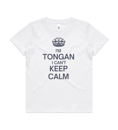 I'm Tongan I can't keep calm. - Kids Youth T shirt Thumbnail