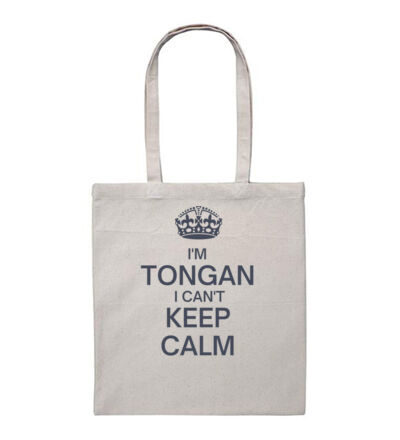 I'm Tongan I can't keep calm. - Heavy Duty Canvas Tote Bag Thumbnail