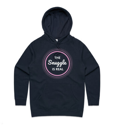 The snuggle is real - Womens Supply Hood Thumbnail
