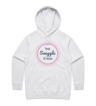 The snuggle is real - Womens Supply Hood Thumbnail