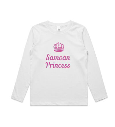 Samoan Princess - Kids Longsleeve Tee Thumbnail
