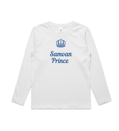 Samoan Prince - Kids Longsleeve Tee Thumbnail