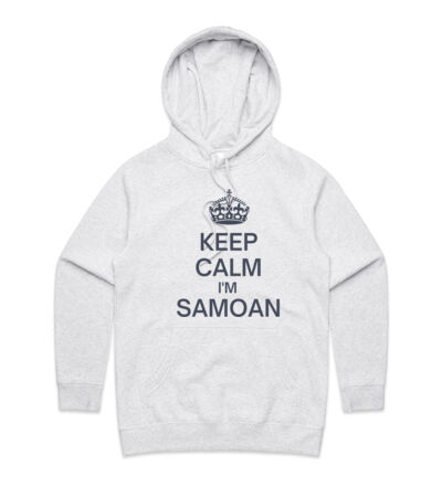 Keep Calm I'm Samoan - Womens Supply Hood Thumbnail
