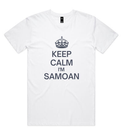 Keep Calm I'm Samoan - Mens Staple T shirt Thumbnail