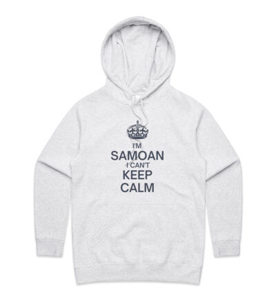 I'm Samoan I can't keep calm. - Womens Supply Hood Thumbnail