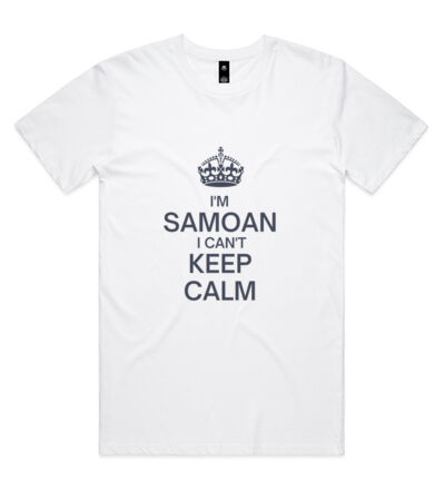 I'm Samoan I can't keep calm. - Mens Staple T shirt Thumbnail