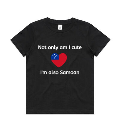 Cute and Samoan - Kids Youth T shirt Thumbnail