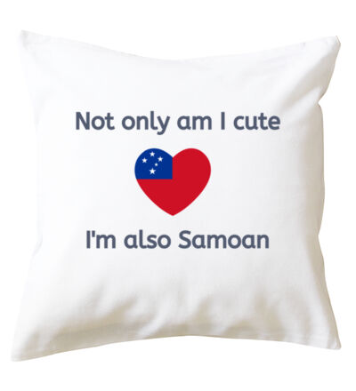 Cute and Samoan - Cushion cover Thumbnail