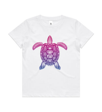 Purple Turtle - Kids Youth T shirt Thumbnail