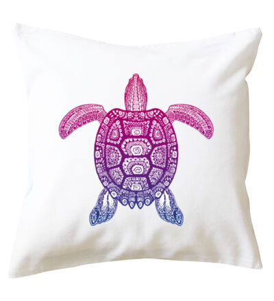 Purple Turtle - Cushion cover Thumbnail