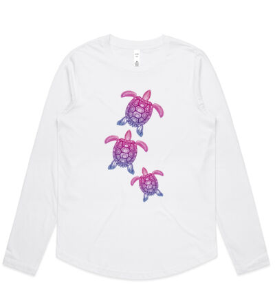 Purple turtle family - Mens Staple T shirt Thumbnail