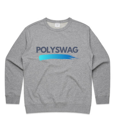 Polyswag Blue - Womens Premium Crew Thumbnail