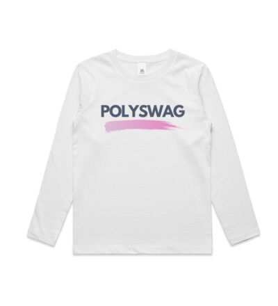 Polyswag Pink - Kids Longsleeve Tee Thumbnail