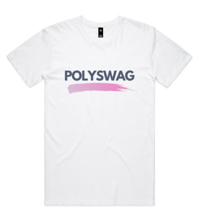 Polyswag Pink - Mens Staple T shirt Thumbnail