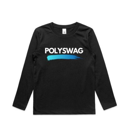 Polyswag Blue - Kids Longsleeve Tee Thumbnail