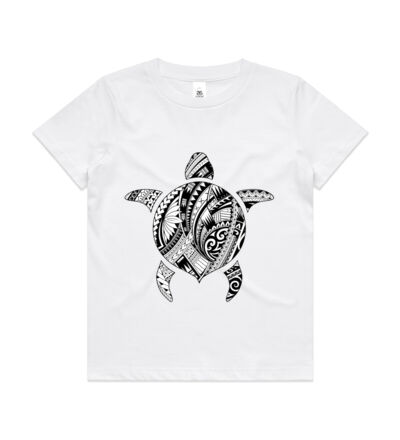Polynesian Turtle - Kids Youth T shirt Thumbnail