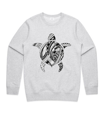 Polynesian Turtle - Mens Premium Crew Thumbnail